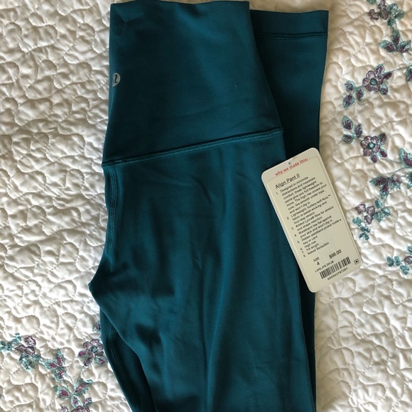 lululemon athletica Pants - Lululemon align dark uniform blue size 4 25”